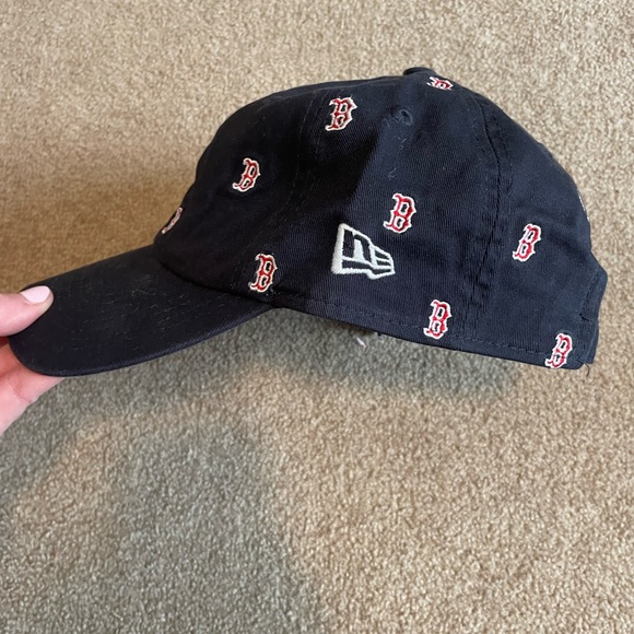 Boston Red Sox MLB All Over Logo Casual Classic Adjustable Hat Cap Team B Logos - Picture 2 of 4